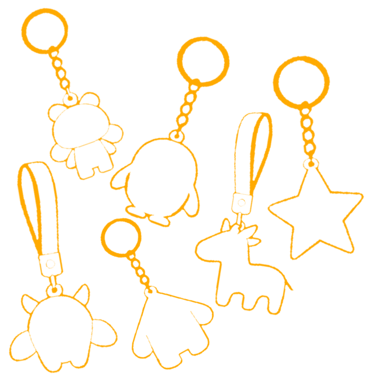 キーホルダー、ストラップ類